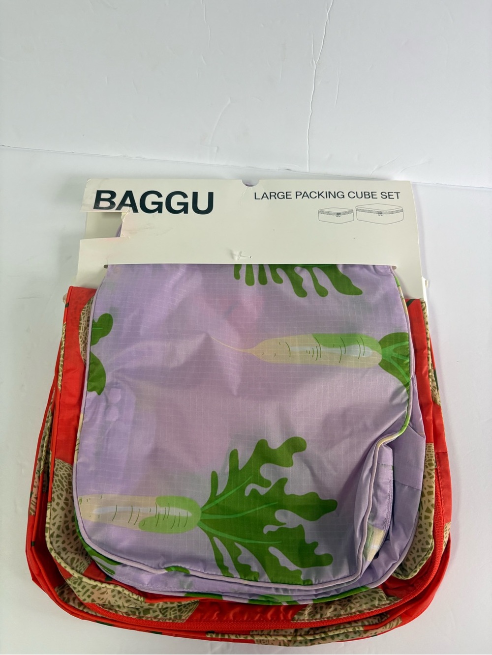 NWT BAGGU Recycled Nylon Large Packing Cube Set - Picture 5 of 15